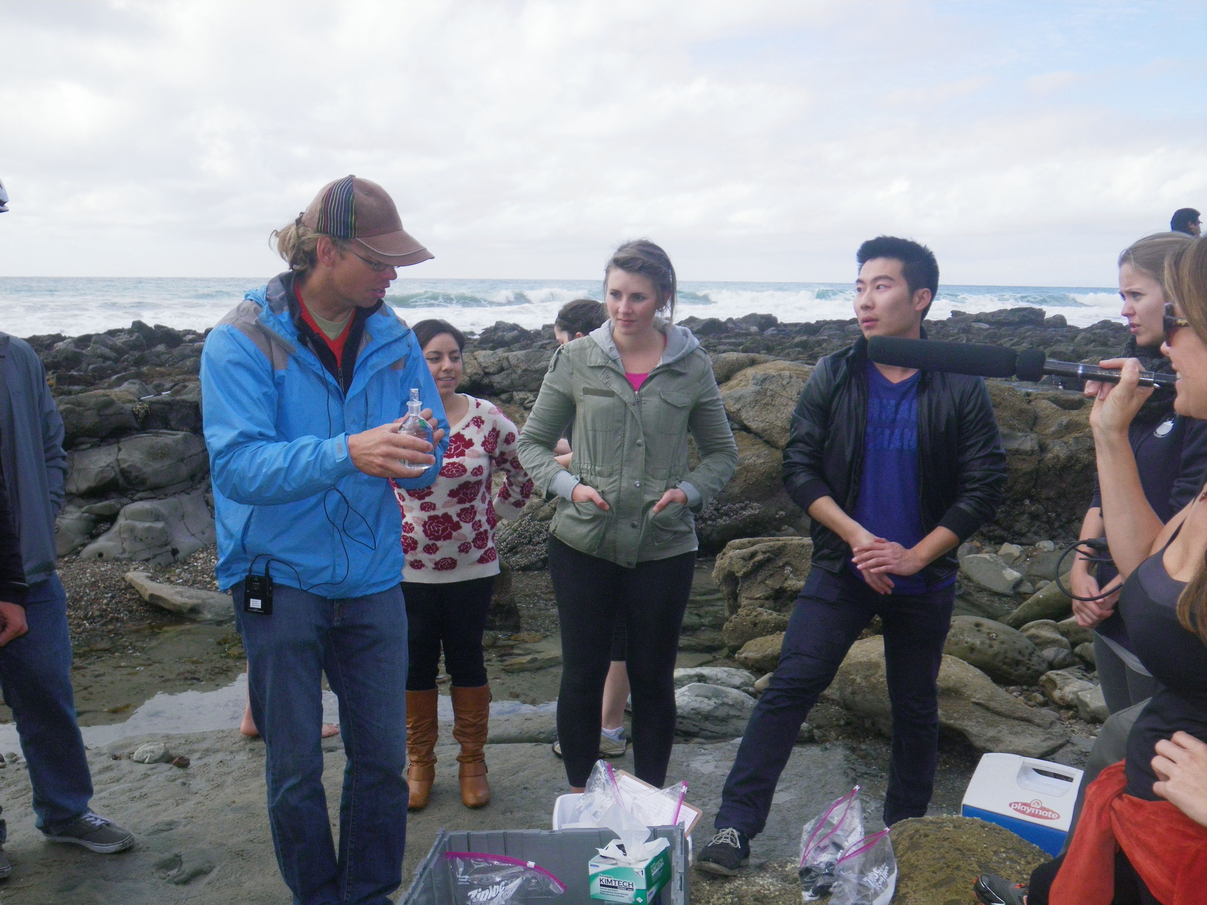 tide pool sampling