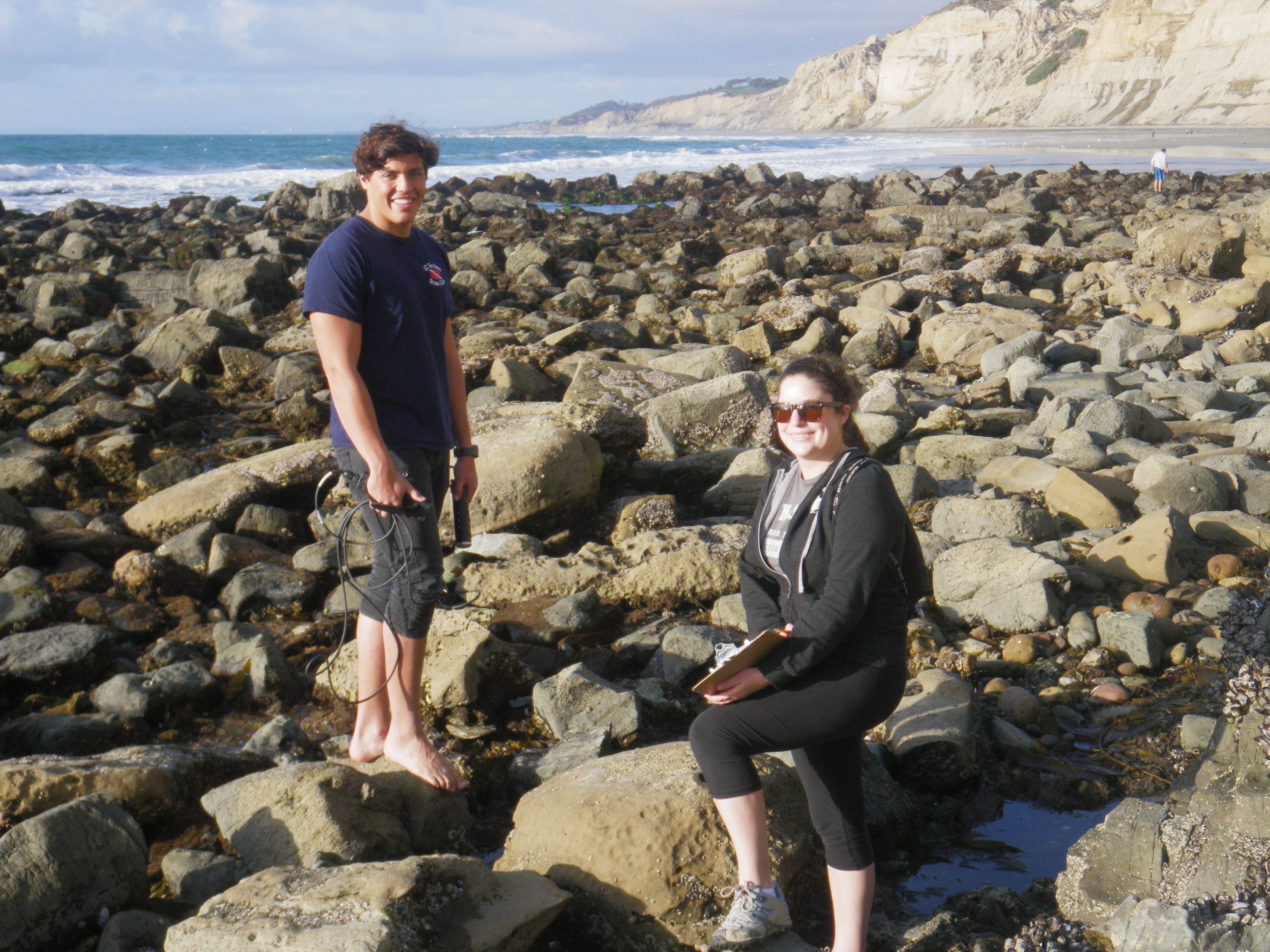 tide pool sampling