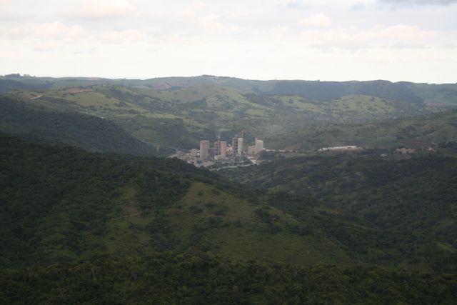 A mining factory in the Oribi Gorge: 