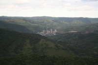 A mining factory in the Oribi Gorge: 