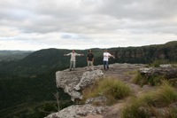 Dancing on top of the gorge: 