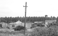 Housing of people in the country side, outside of Durban: 